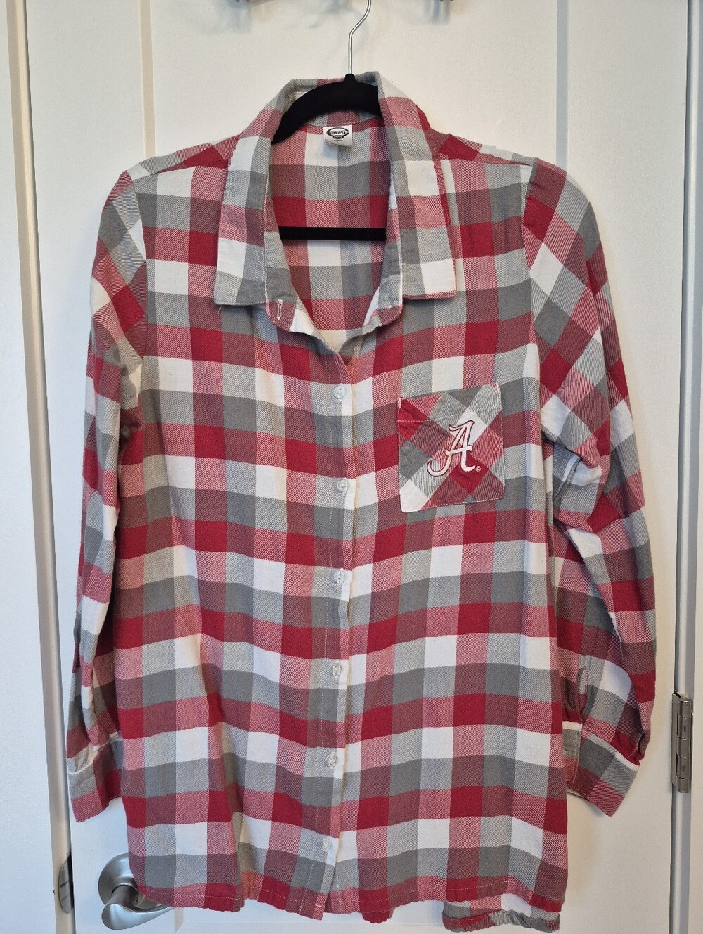 Alabama Crimson Tide Flannel Button-Up Shirt